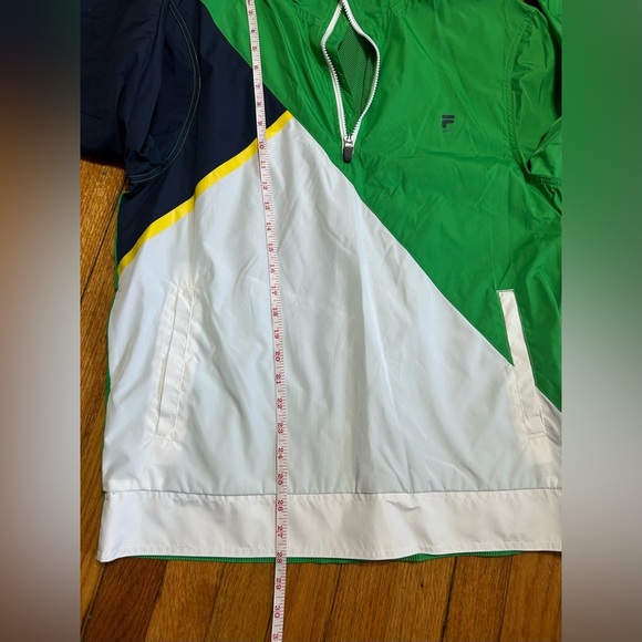 Men's FILA SPORT Long Sleeve Golf Windbreaker Pullover Jacket Size Medium - Picture 5 of 8